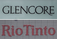 En discussions pour se raPPR (ex Pinault Printemps)ocher de son rival Rio Tinto, le géant des matières premières Glencore bondit en Bourse