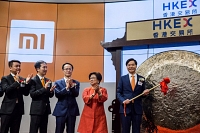L'équipe dirigeante de Xiaomi lors de son IPO, la plus grosse de 2018.