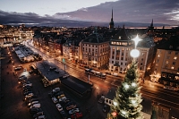 Le sapin de Noël de Kinnevik à Stockholm