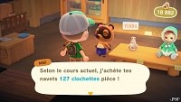 Le trading de navets fait fureur dans le monde merveilleux d'Animal Crossing