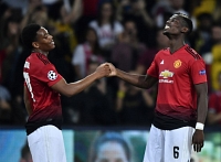 Les deux Français de MU, Paul Pogba et Anthony Martial