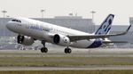 Premier vol d'essai de l'A320neo d'Airbus à Toulouse