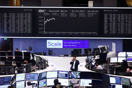 Les Bourses européennes en hausse à mi-séance