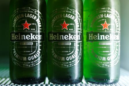 Heineken abaisse sa prévision de croissance de la marge en 2018