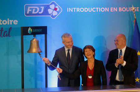 Marché : L'action FDJ flambe pour son premier jour de cotation à Paris