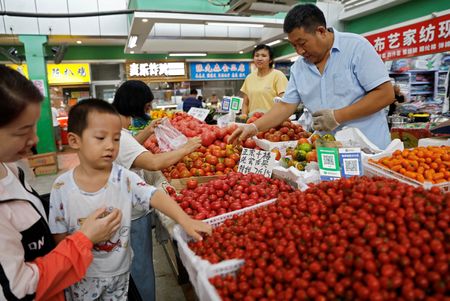Marché : Chine-Les prix à la consommation se contractent en février