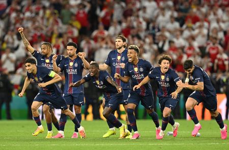 Marché : Football-Le PSG bat Arsenal aux tirs au but et s'offre une deuxième Ligue des champions con