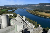 Usine du cimentier Vicat à Montalieu-Vercier