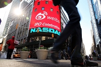 Weibo fait partie des entreprises chinois cotées sur le Nasdaq